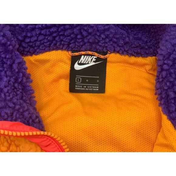 Nike ACG Sherpa HALF ZIP SHERPA HOODIE Fleece Pullover -L - Picture 3 of 5